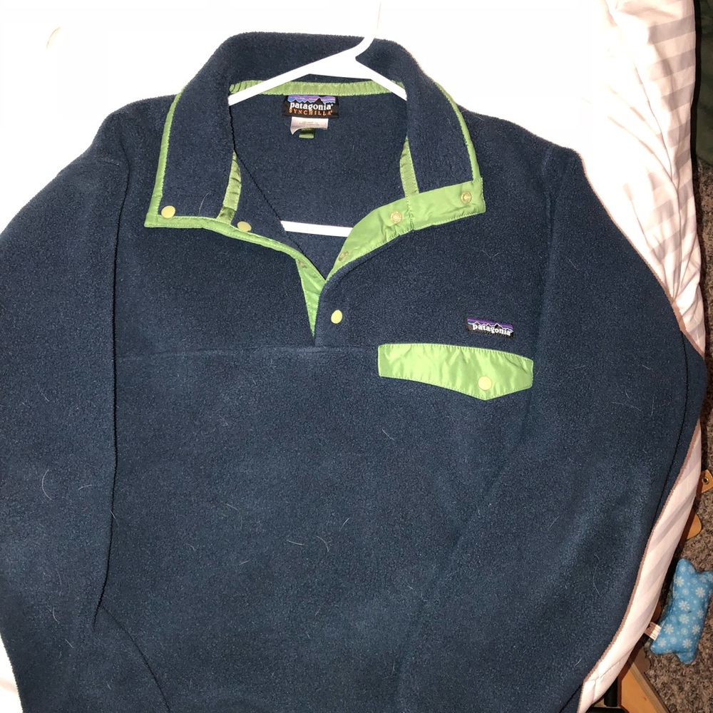 Patagonia blue and green xs mens